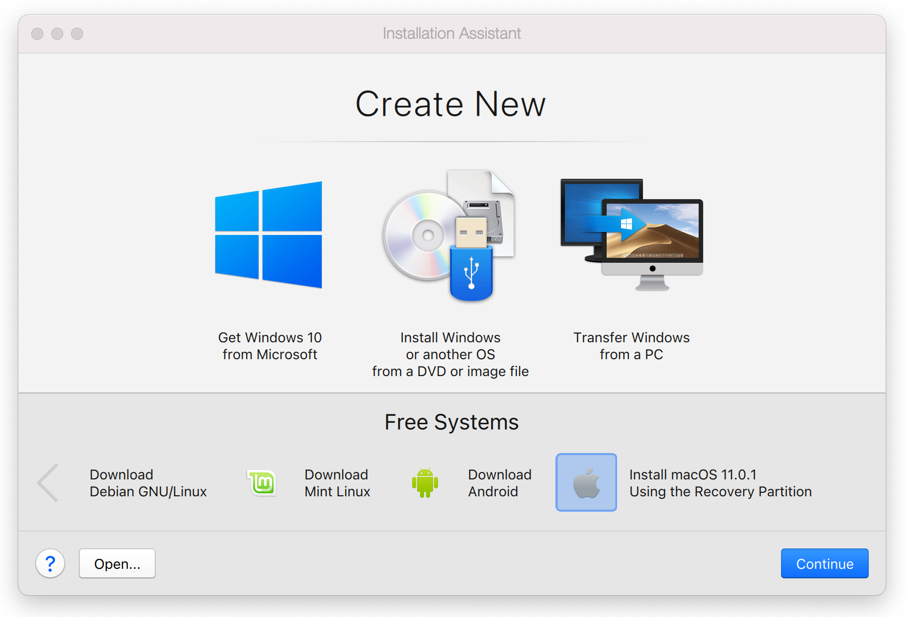 windows virtual machine for mac free download